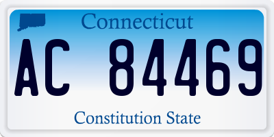 CT license plate AC84469