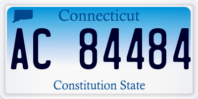 CT license plate AC84484