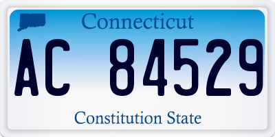 CT license plate AC84529