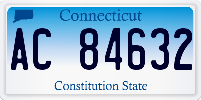 CT license plate AC84632