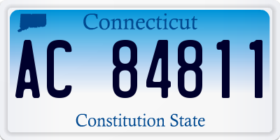 CT license plate AC84811