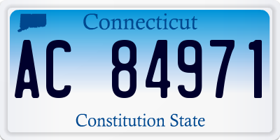 CT license plate AC84971
