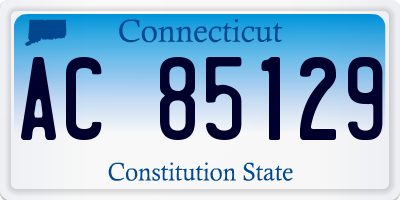 CT license plate AC85129