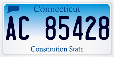 CT license plate AC85428