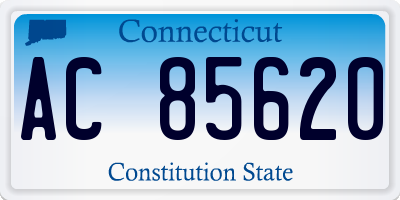 CT license plate AC85620