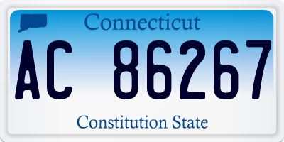 CT license plate AC86267