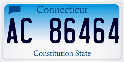 CT license plate AC86464