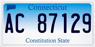 CT license plate AC87129