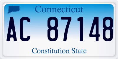 CT license plate AC87148