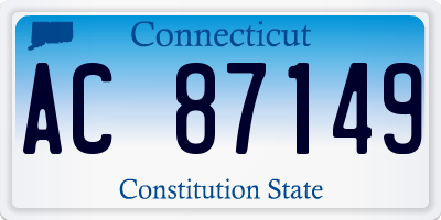CT license plate AC87149