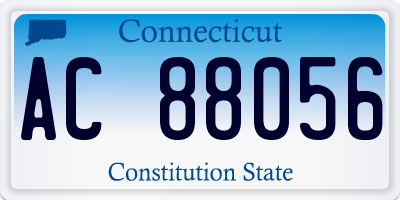 CT license plate AC88056