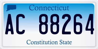 CT license plate AC88264