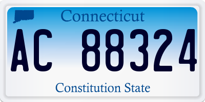 CT license plate AC88324