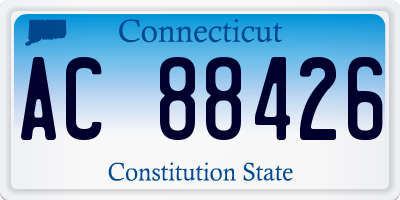 CT license plate AC88426