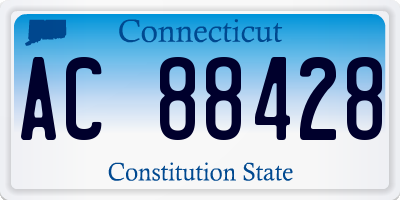CT license plate AC88428