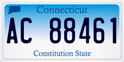 CT license plate AC88461