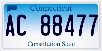 CT license plate AC88477