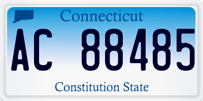 CT license plate AC88485