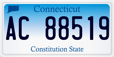 CT license plate AC88519