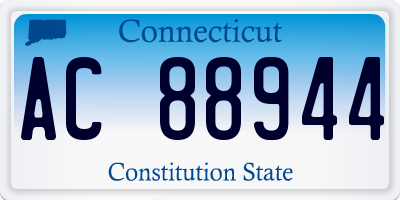 CT license plate AC88944