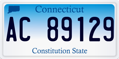 CT license plate AC89129