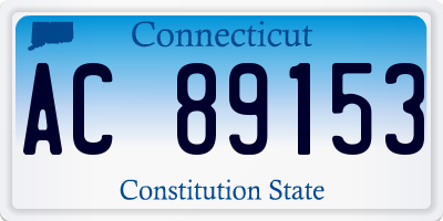 CT license plate AC89153