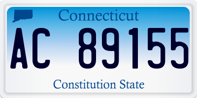 CT license plate AC89155