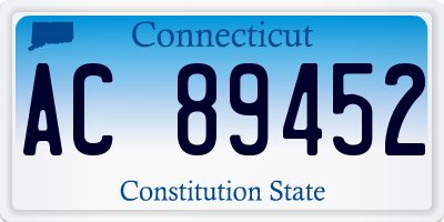 CT license plate AC89452