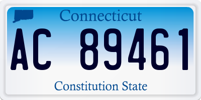 CT license plate AC89461
