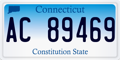 CT license plate AC89469
