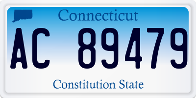 CT license plate AC89479