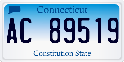 CT license plate AC89519