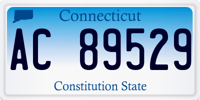 CT license plate AC89529
