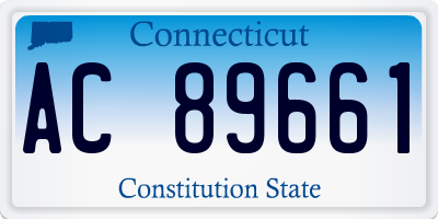 CT license plate AC89661