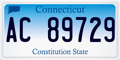 CT license plate AC89729