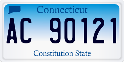 CT license plate AC90121