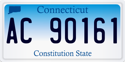 CT license plate AC90161