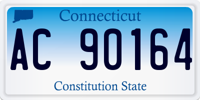CT license plate AC90164