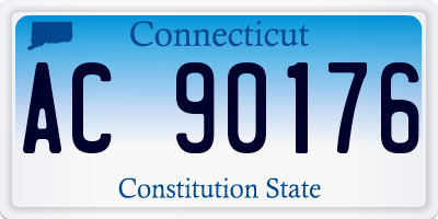 CT license plate AC90176