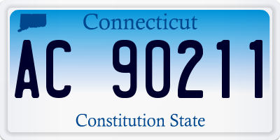 CT license plate AC90211