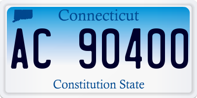 CT license plate AC90400