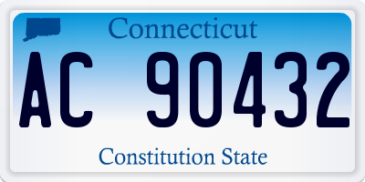 CT license plate AC90432
