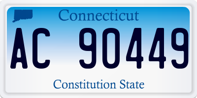 CT license plate AC90449