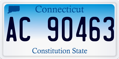 CT license plate AC90463