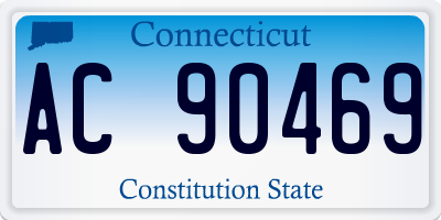 CT license plate AC90469
