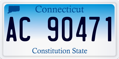 CT license plate AC90471