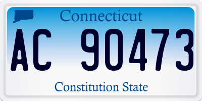 CT license plate AC90473