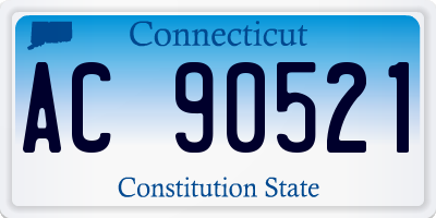 CT license plate AC90521