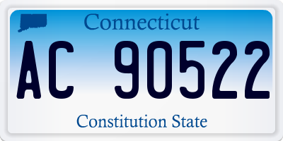 CT license plate AC90522