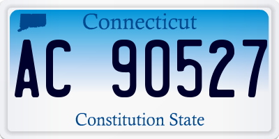 CT license plate AC90527